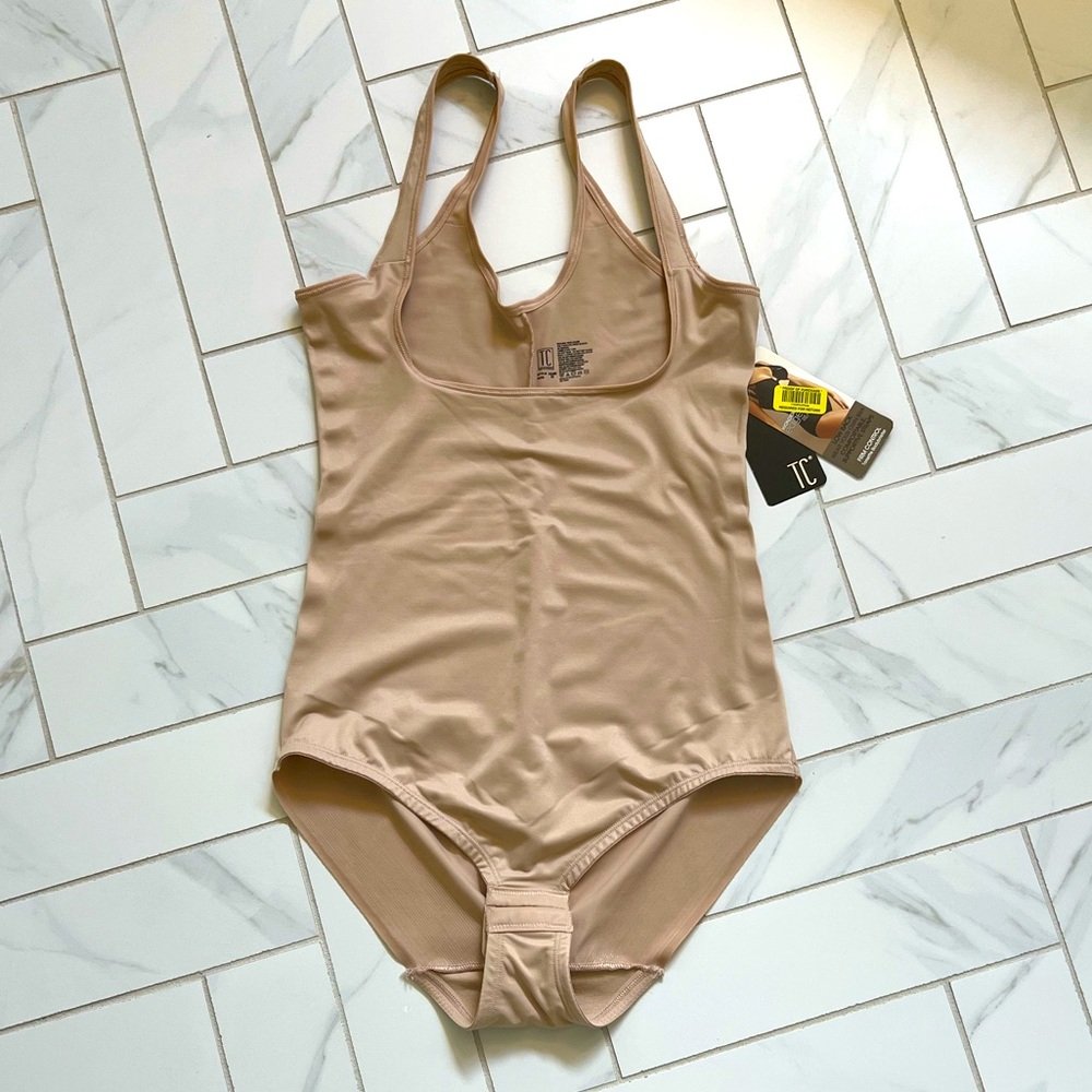 NWT, TC SHAPEWEAR TORSETTE BODYBRIEFER, nude, size M